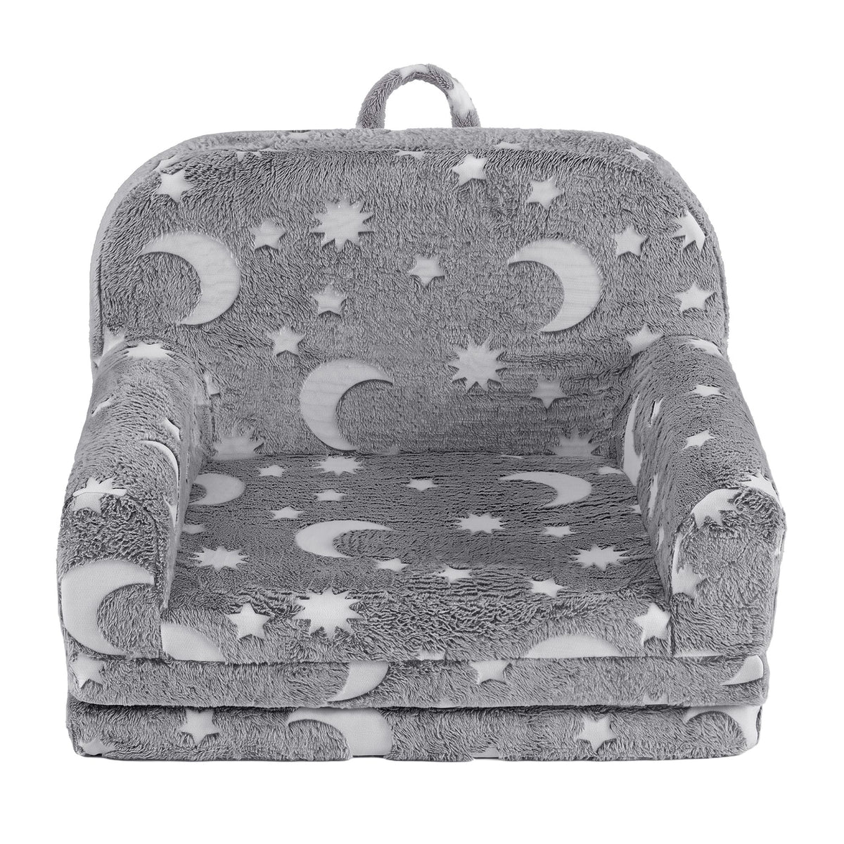 Keezi Kids 2-in-1 Fold Out Sofa Bed, Glow in the Dark