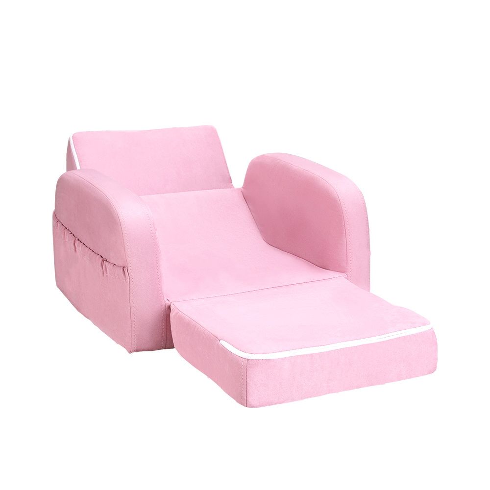 Keezi Kids Sofa 1 Seater Children Flip Open Couch Lounger Armchair