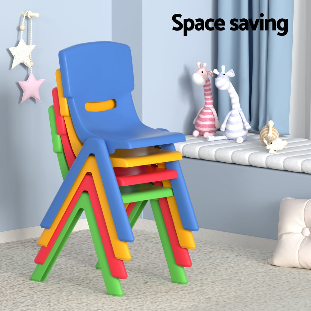 Keezi 5-Piece Kids Activity Table and 4 Chairs Set, 120 cm