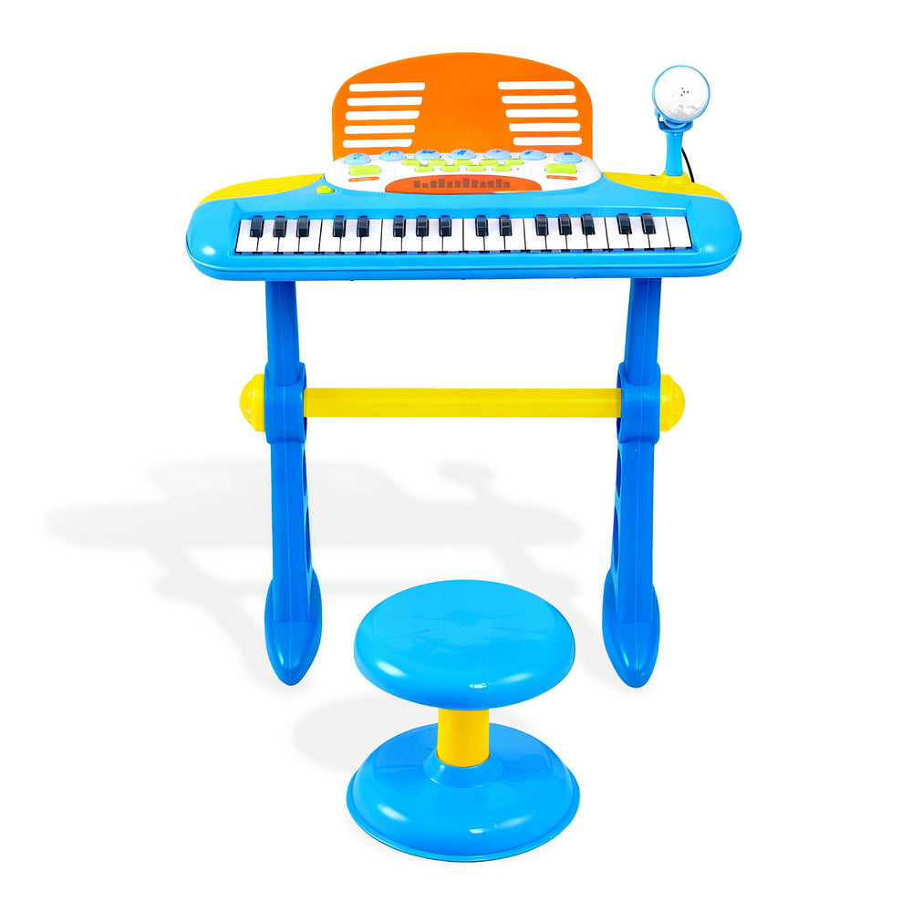 Keezi Kids Piano Keyboard 37 Keys Electronic Musical Instrument Set