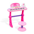 Keezi Kids Piano Keyboard 37 Keys Electronic Musical Instrument Set