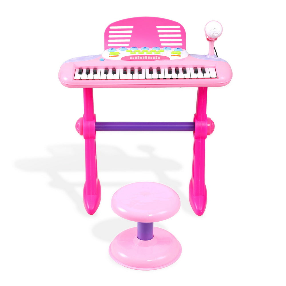 Keezi Kids Piano Keyboard 37 Keys Electronic Musical Instrument Set