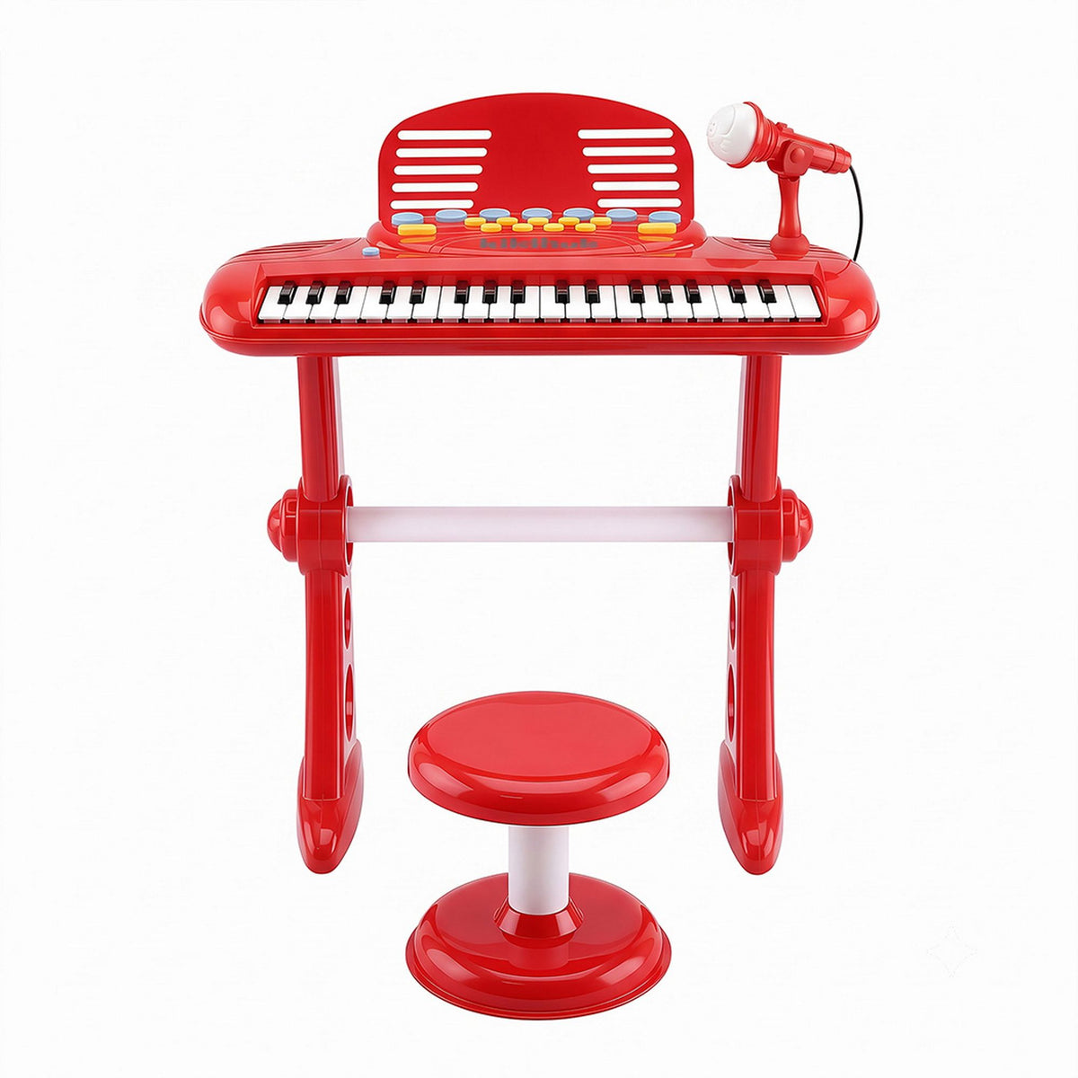 Keezi Kids Piano Keyboard 37 Keys Electronic Musical Instrument Set