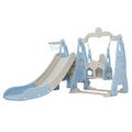 Keezi Kids Slide Swing Set Basketball Hoop Outdoor Playground Toys