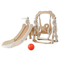 Keezi Kids Slide Swing Set Basketball Hoop Outdoor Playground Toys