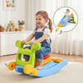 Keezi Kids Slide Set Toddler Indoor Playset Rocking Horse Ring Toss