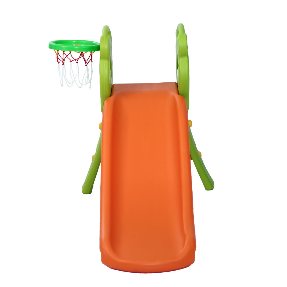 Keezi Kids Slide Set Basketball Hoop Indoor Outdoor Playground Toys