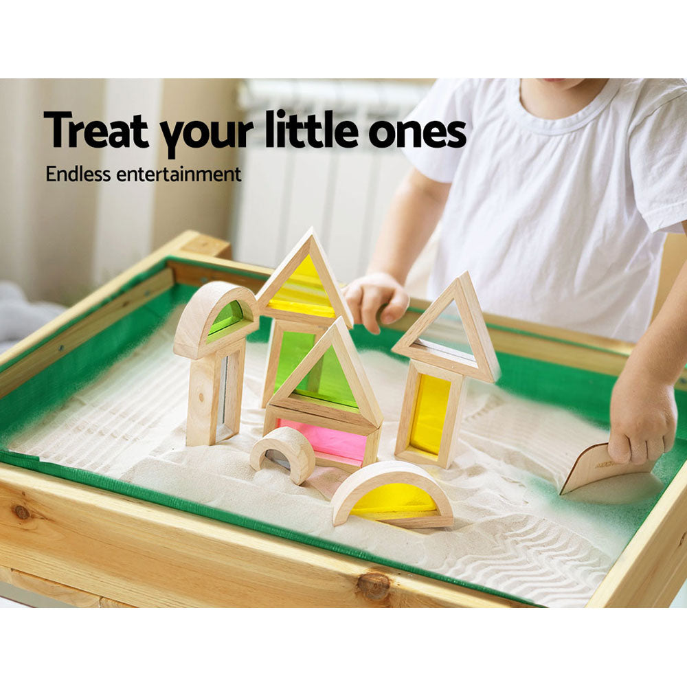 Keezi Sandpit and Water Table Set, Two Sizes, shown in a real setting, photo 6 of 6