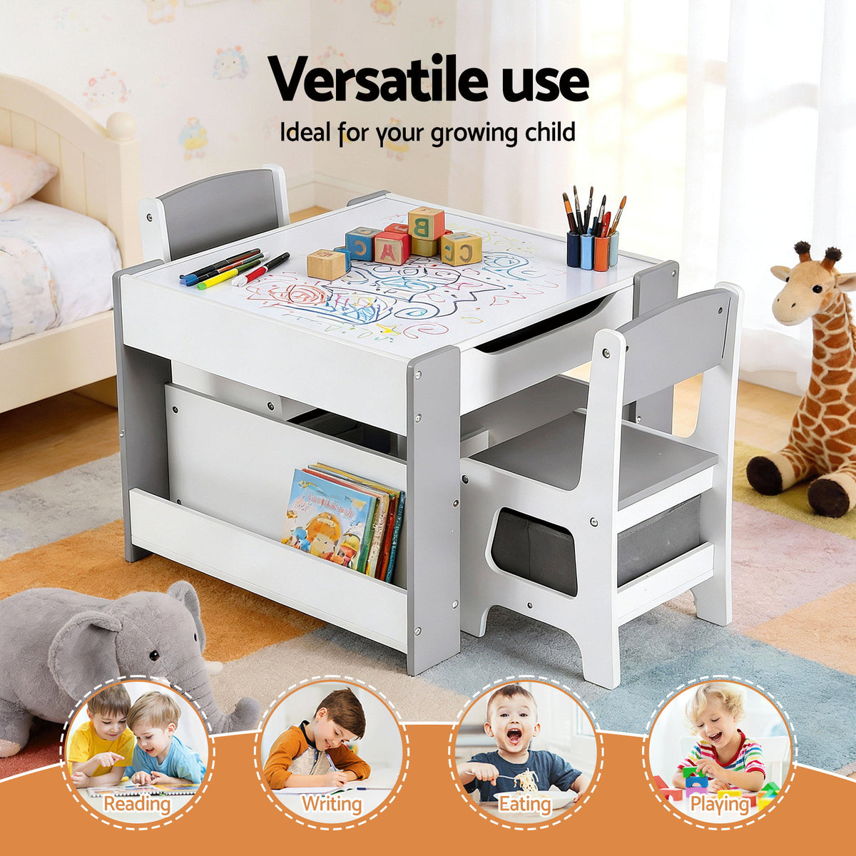 Keezi Kids Table and Chair Set
