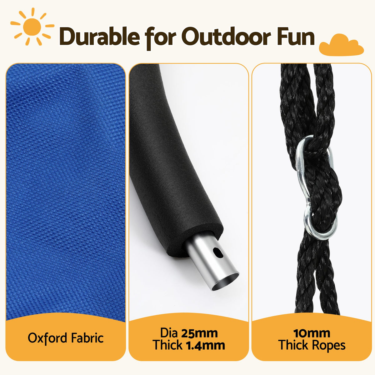 Gardeon Tree Swing Hammock 150cm