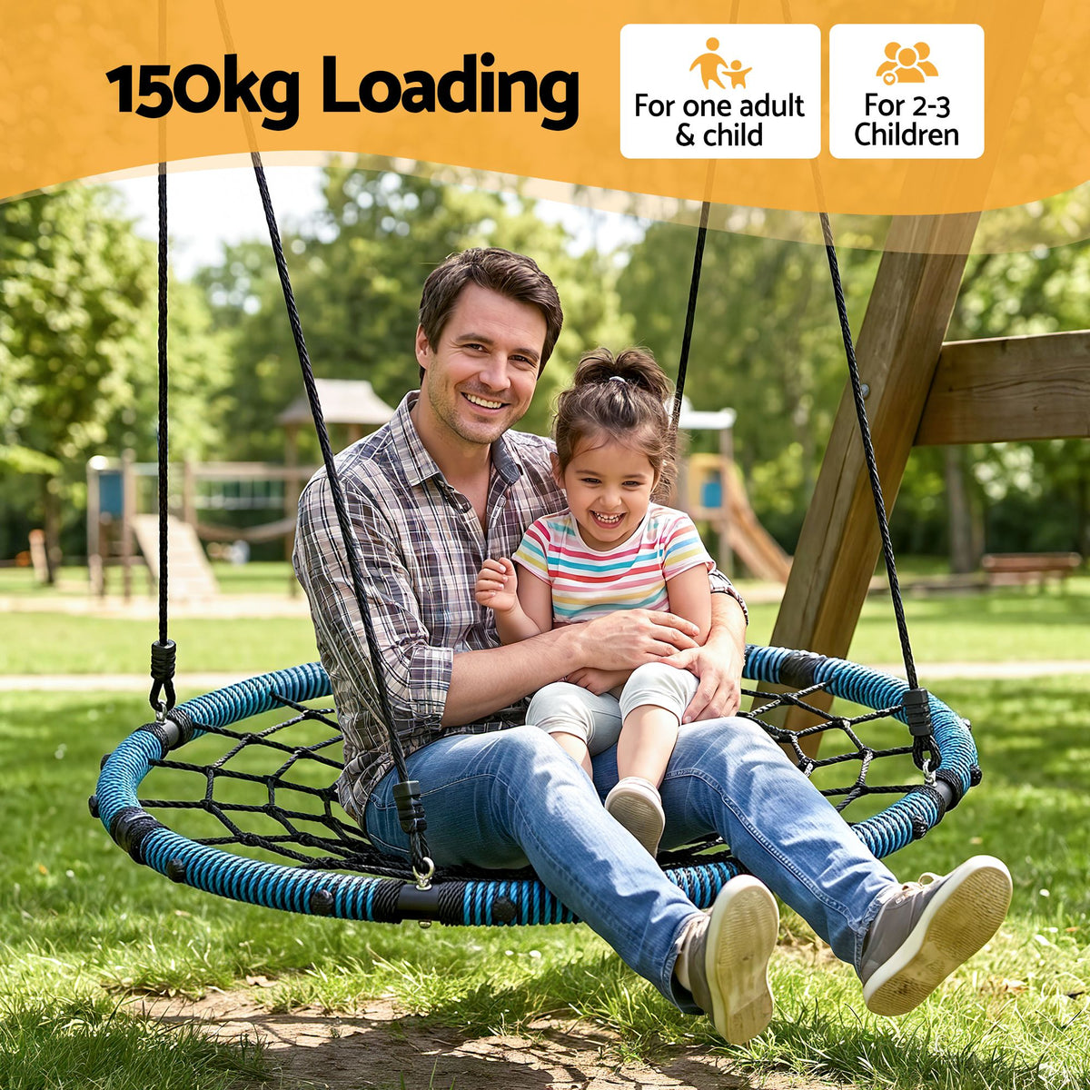 Gardeon Tree Swing Net Hammock 98.5cm