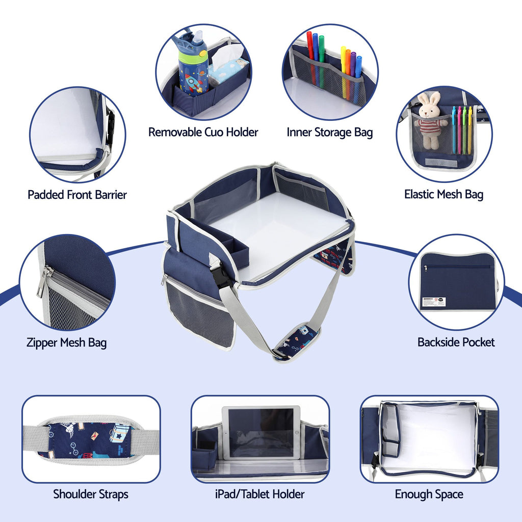 Keezi Kids Travel Tray and Car Seat Lap Desk