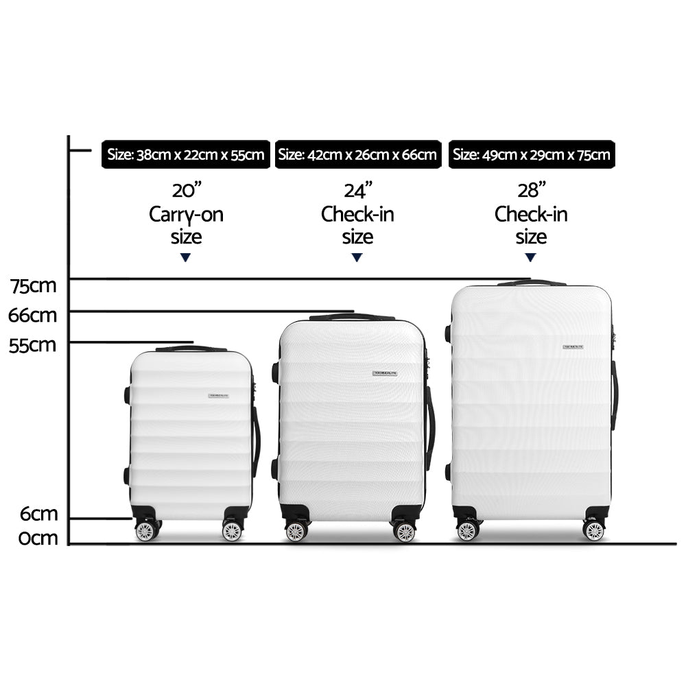 Wanderlite 3Set 20-24-28 Inch Luggage