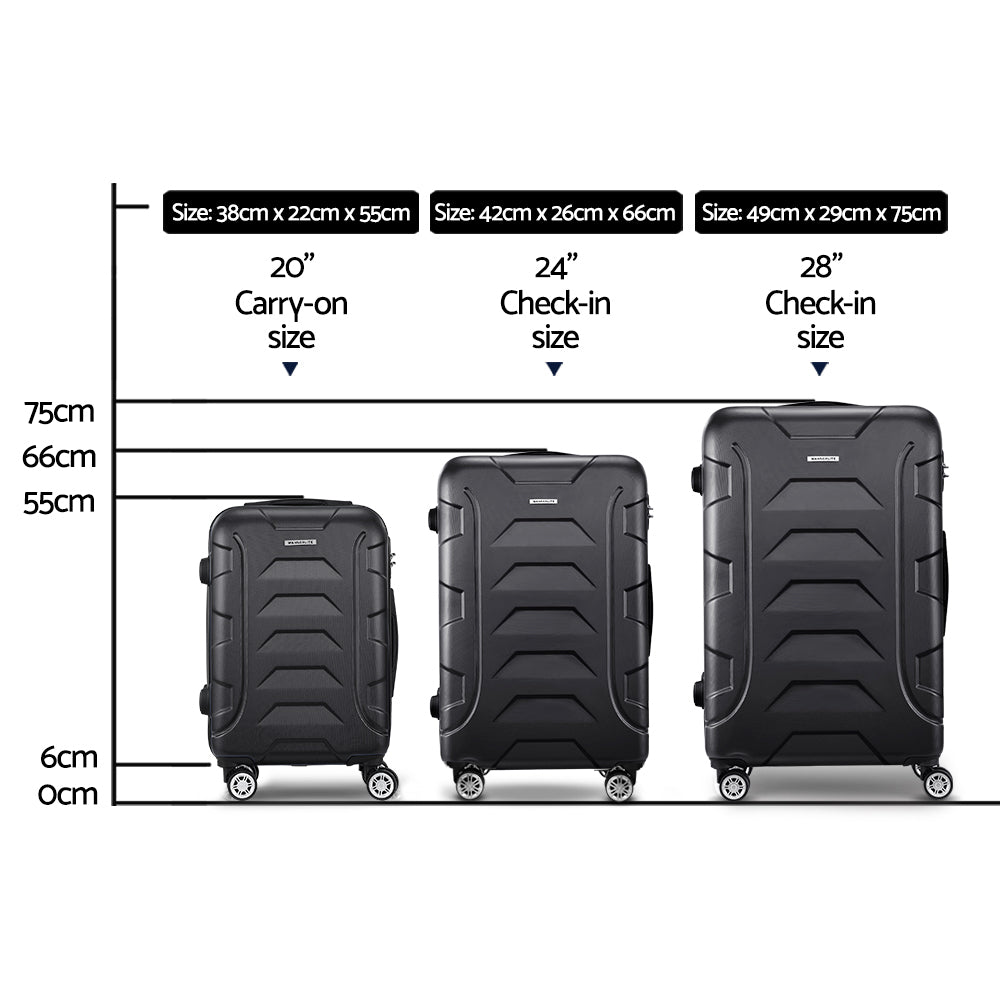 Wanderlite 3Set 20-24-28 Inch Luggage