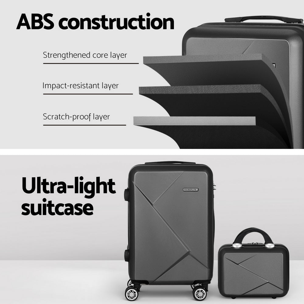 Wanderlite 2Set 20 Inch Luggage Case