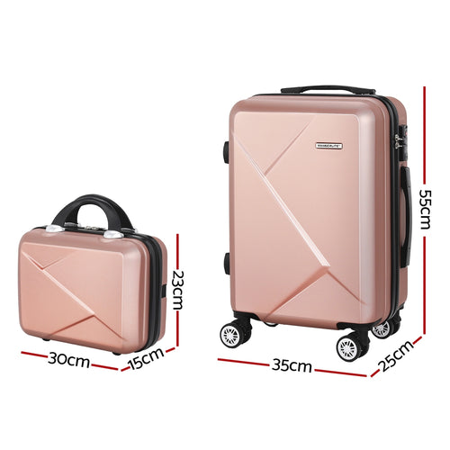 Wanderlite 20 inch Suitcase and 12 inch Vanity Case Set, showing the options available, photo 2 of 5