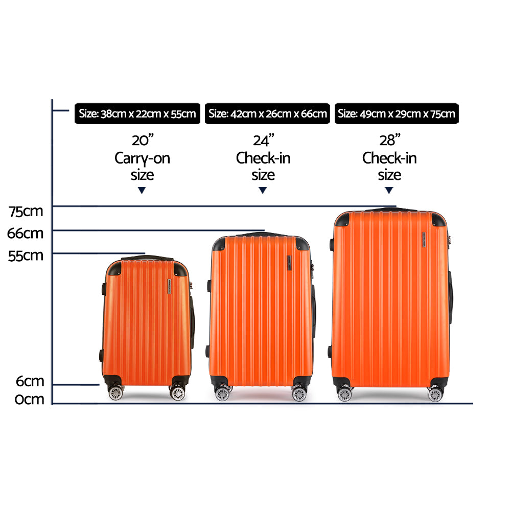 Wanderlite 20-24-28 Inch Luggage 3Set