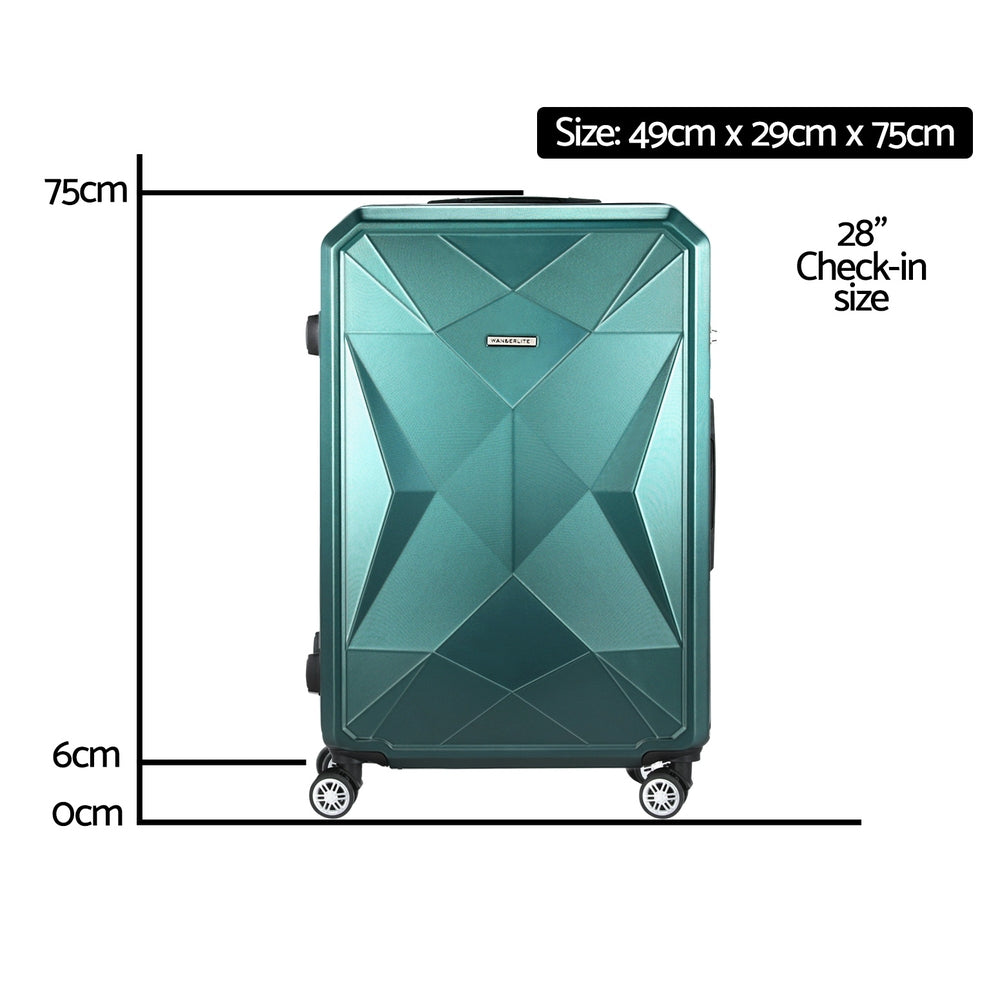 Wanderlite 28-inch Luggage Set with TSA Lock�ABS Hard Shell
