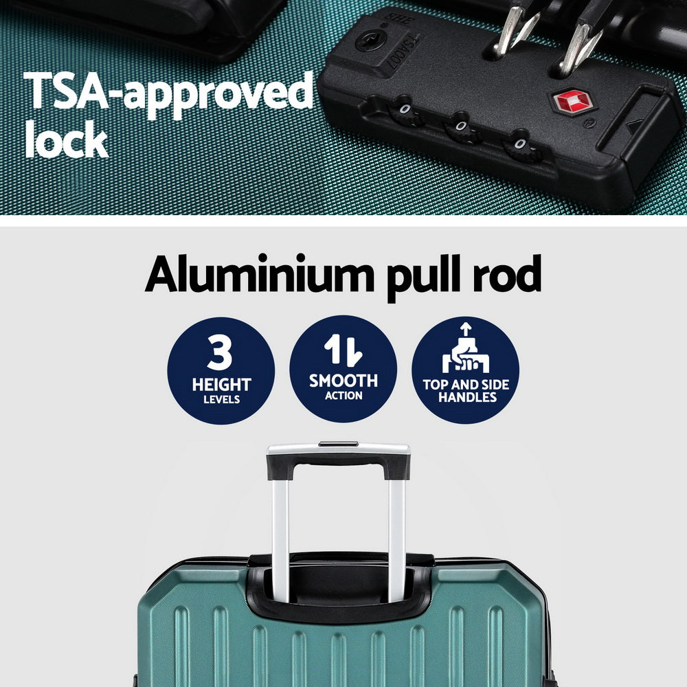 Wanderlite 28-inch Luggage Set with TSA Lock�ABS Hard Shell