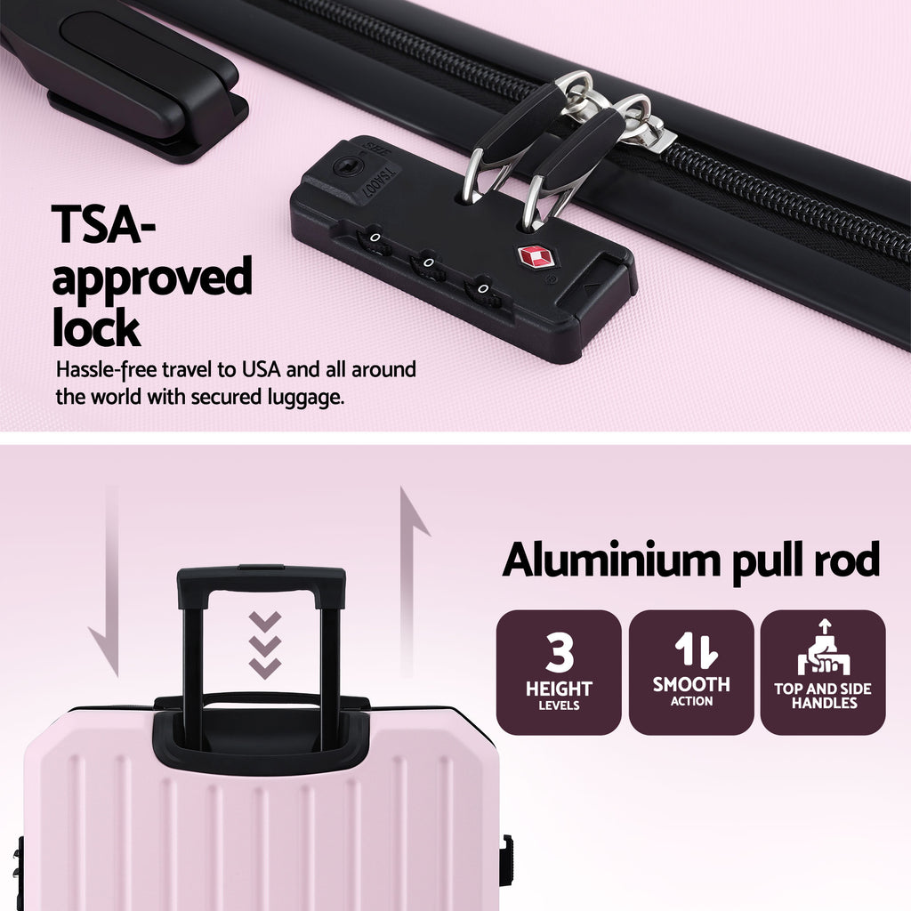 Wanderlite 28" Luggage Suitcase Trolley Travel Lightweight TSA