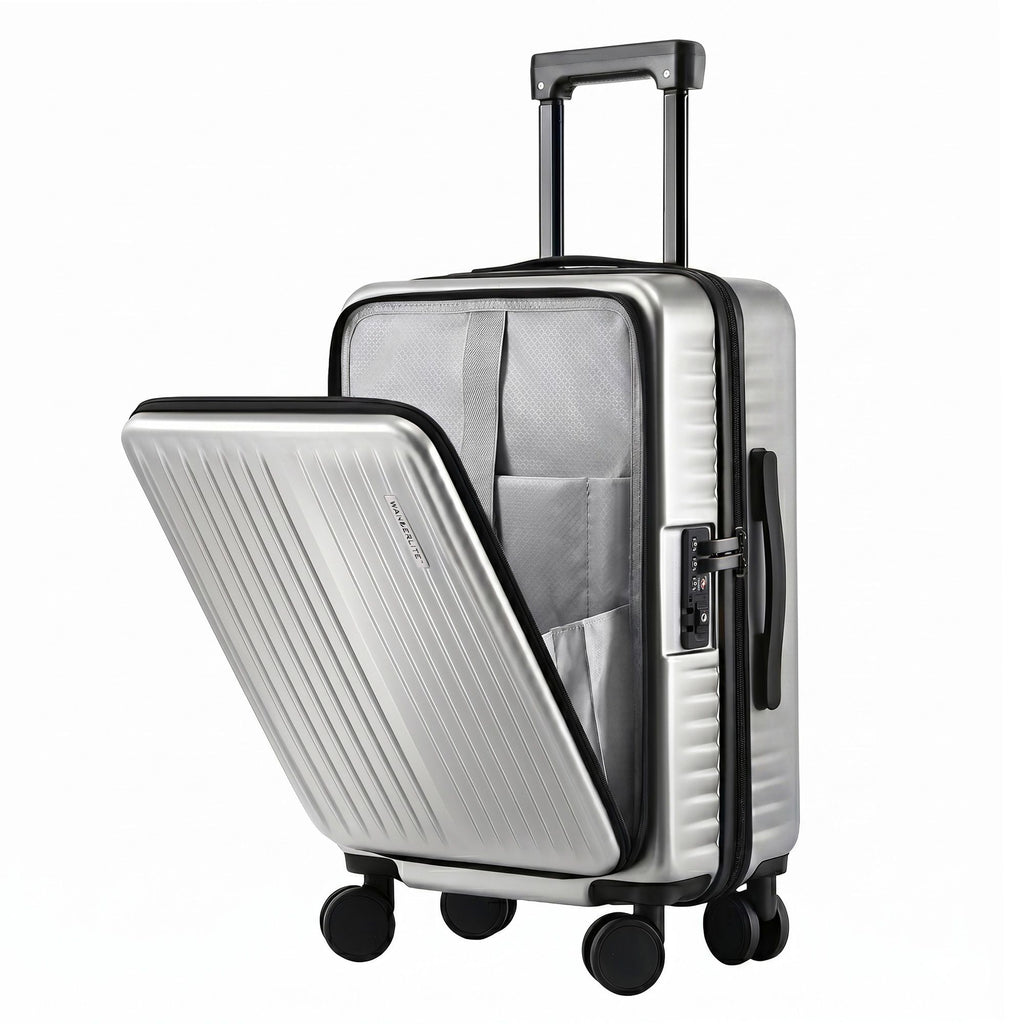 Wanderlite 20" Luggage Suitcase Front Pocket Travel Carry On
