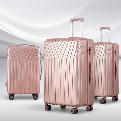 Wanderlite 3 Set Luggage 20-24-28 Inch Suitcase