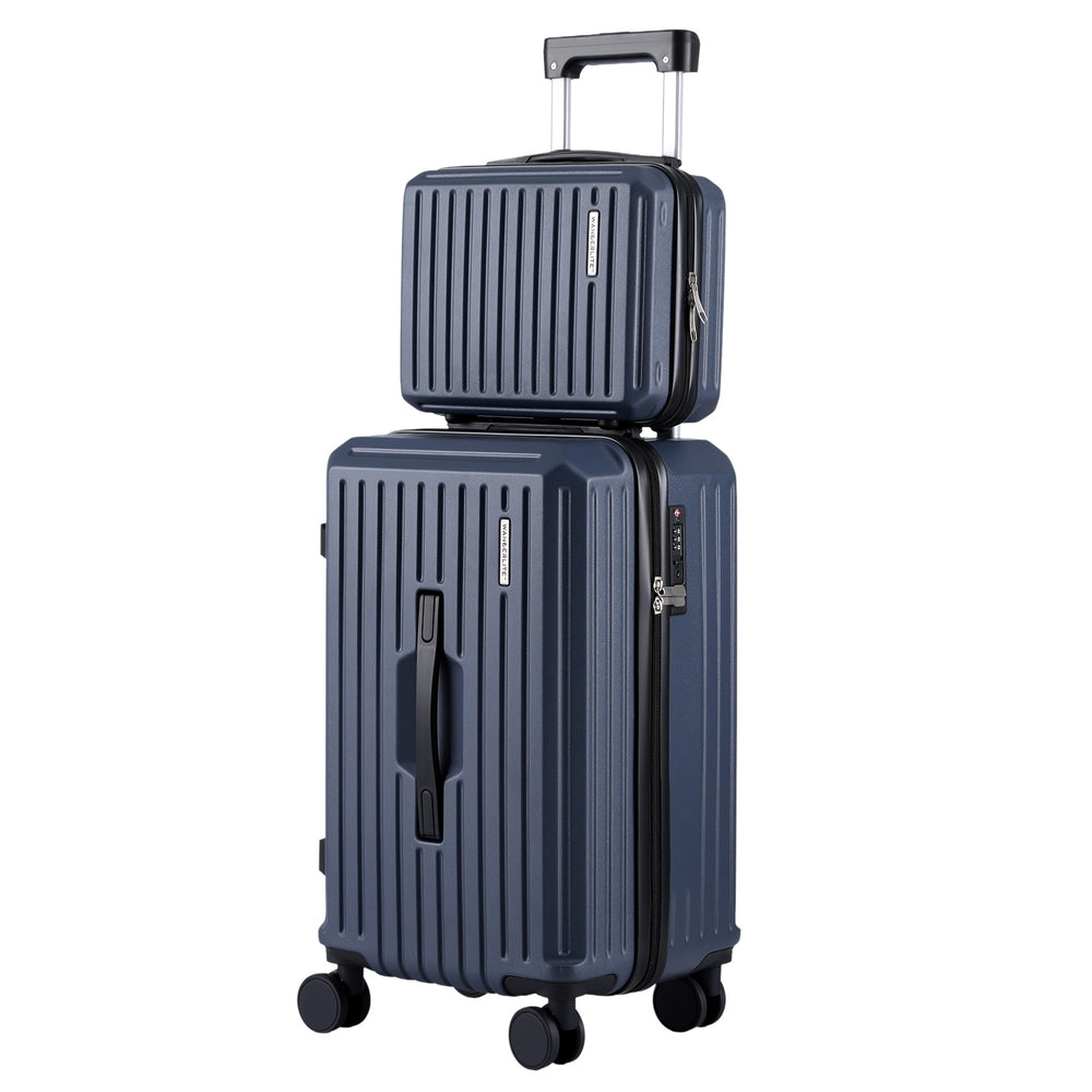 Wanderlite 2PCS Trunk Luggage Suitcase Travel Carry On TSA Lock