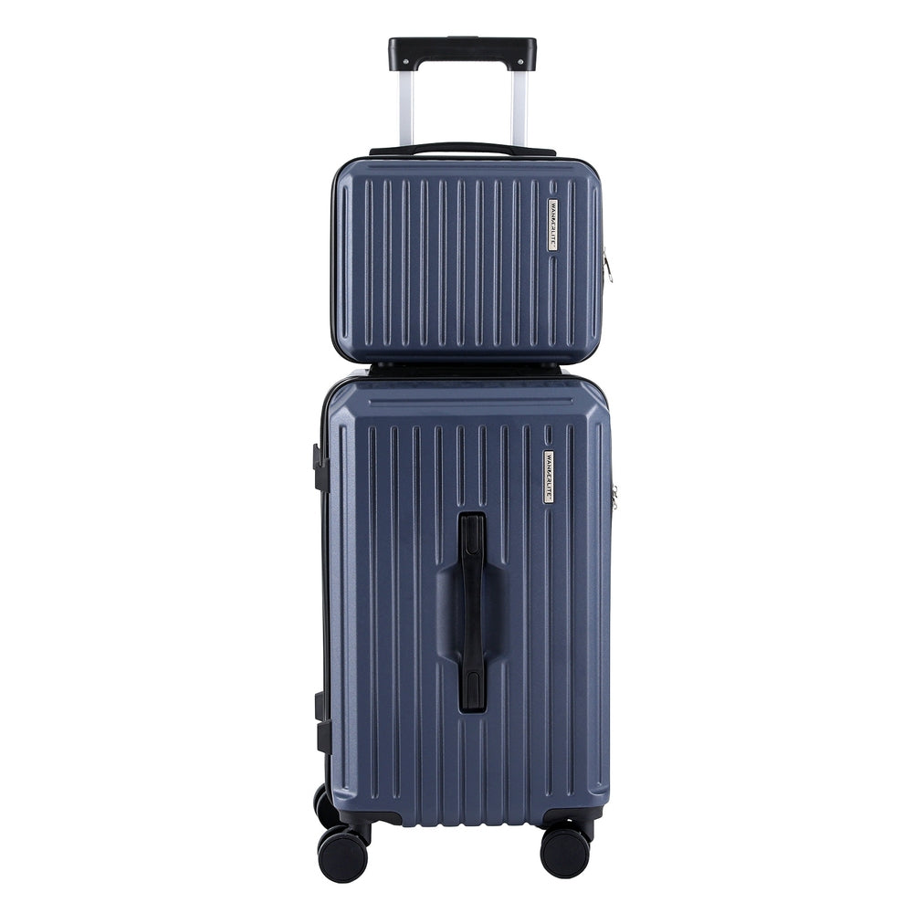 Wanderlite 2PCS Trunk Luggage Suitcase Travel Carry On TSA Lock