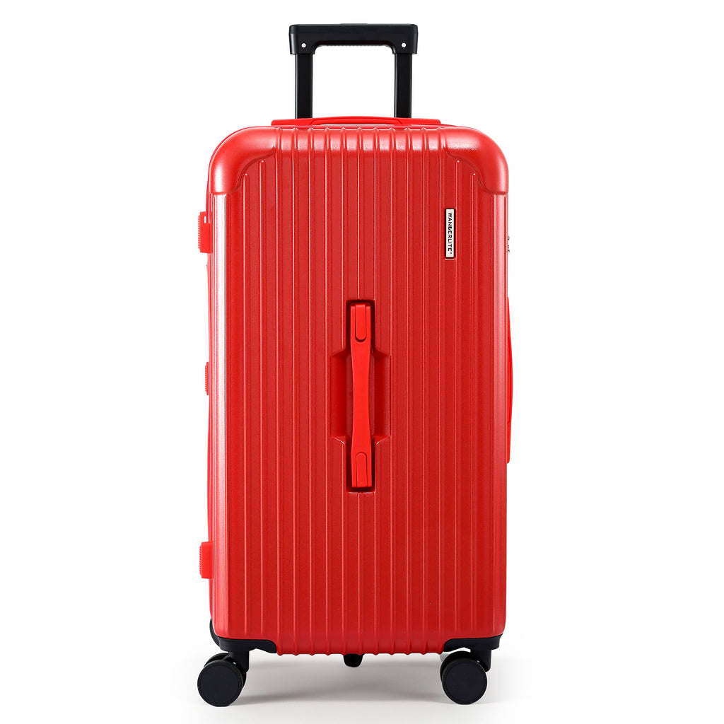 Wanderlite 28" Trunk Luggage Suitcase Travel 5 Wheels Type-C