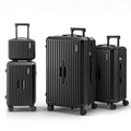 Wanderlite 4pcs Trunk Luggage Suitcase Set Travel Carry On TSA Lock