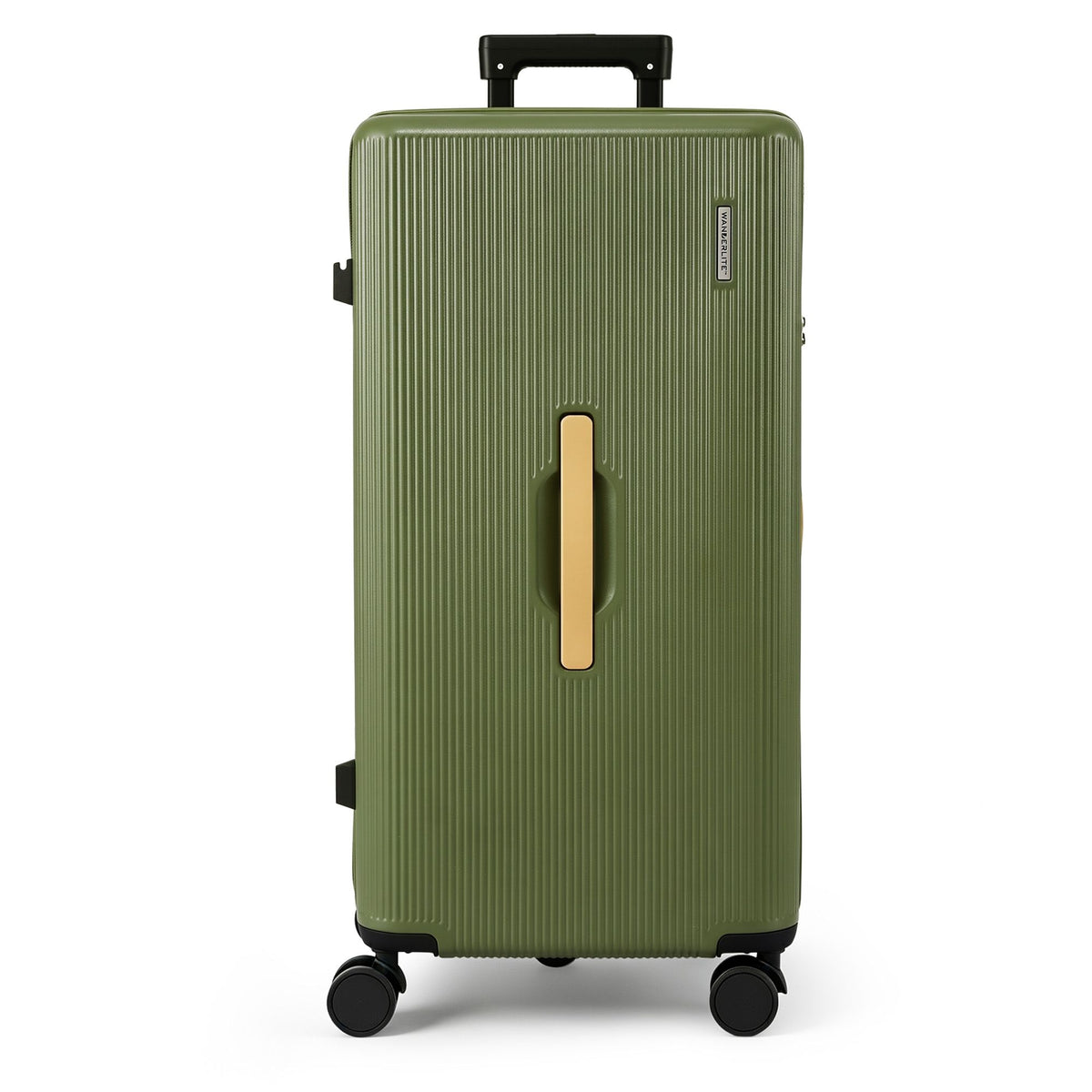 Wanderlite 28" Modern Vertical Trunk Luggage Suitcase Travel 5 Wheels