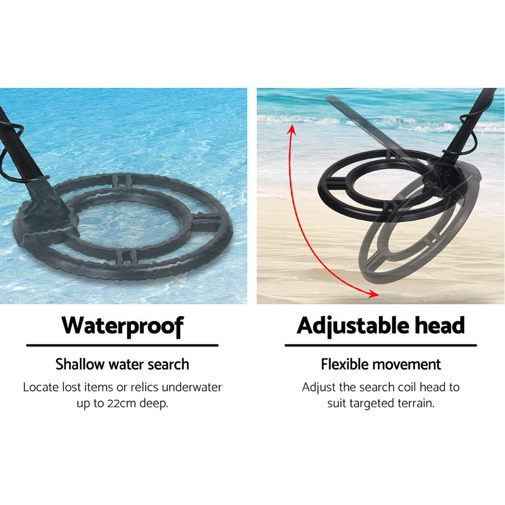 Metal Detector 220MM Deep Sensitive Water Resistant Pinpointer