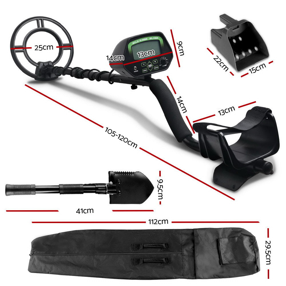 Metal Detector 220MM Deep Sensitive Water Resistant Treasure Hunter