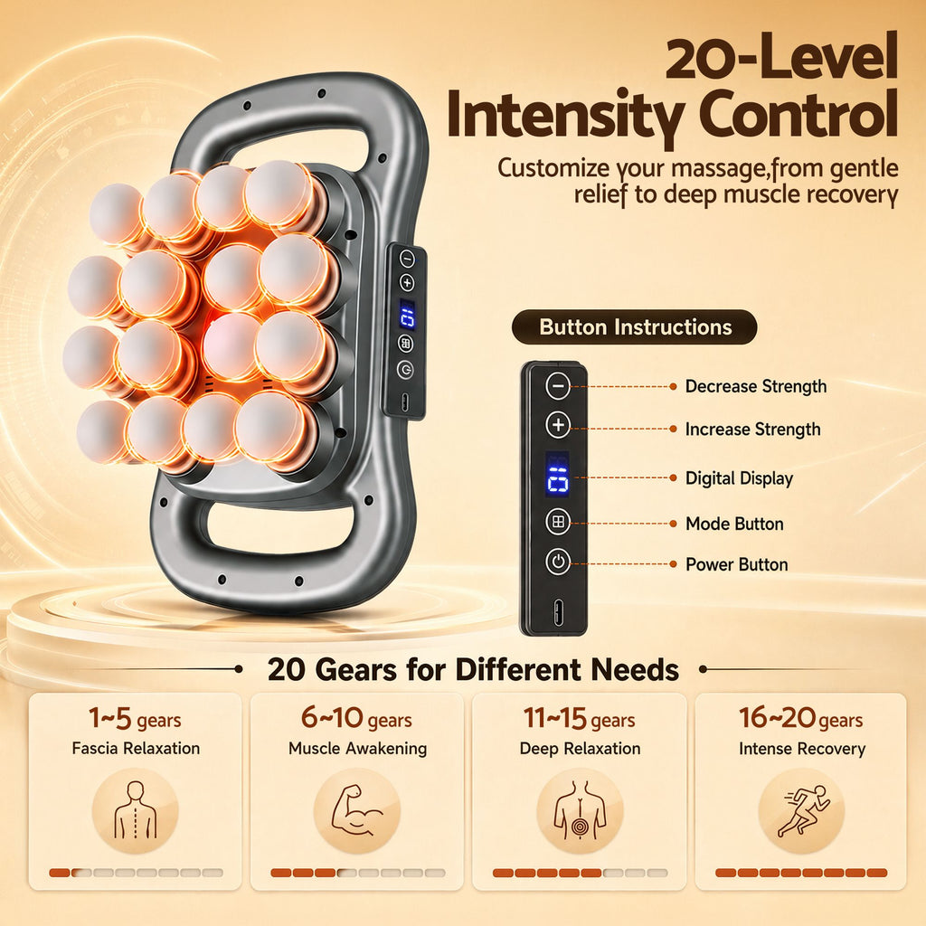 Everfit Deep Tissue Massager 16 Heads