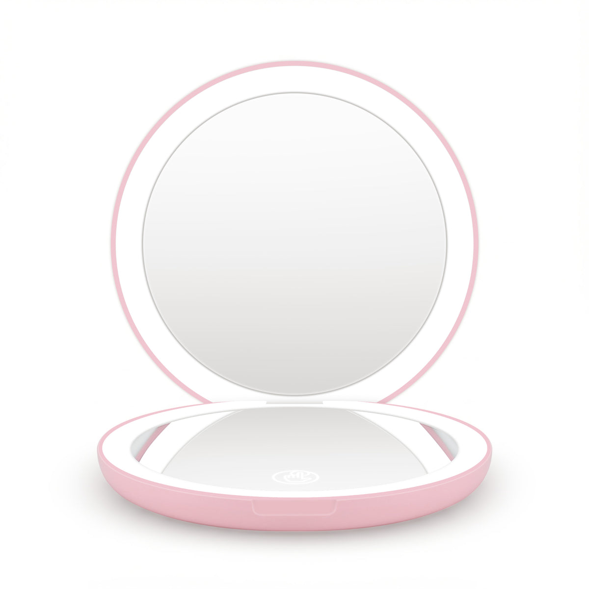 Embellir Rechargeable LED Compact Mirror, 1x and 10x, Pink