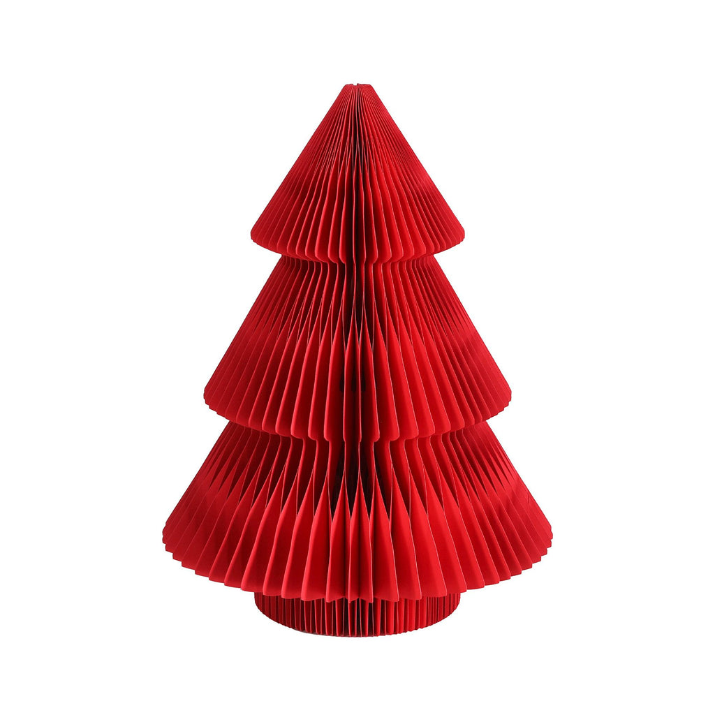 Jingle Jollys Folding Christmas Tree 47CM Xmas Table Decorations Red