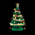 Jingle Jollys 3D Honeycomb Paper Christmas Tree Kit For Home Office Cafe Outdoor
