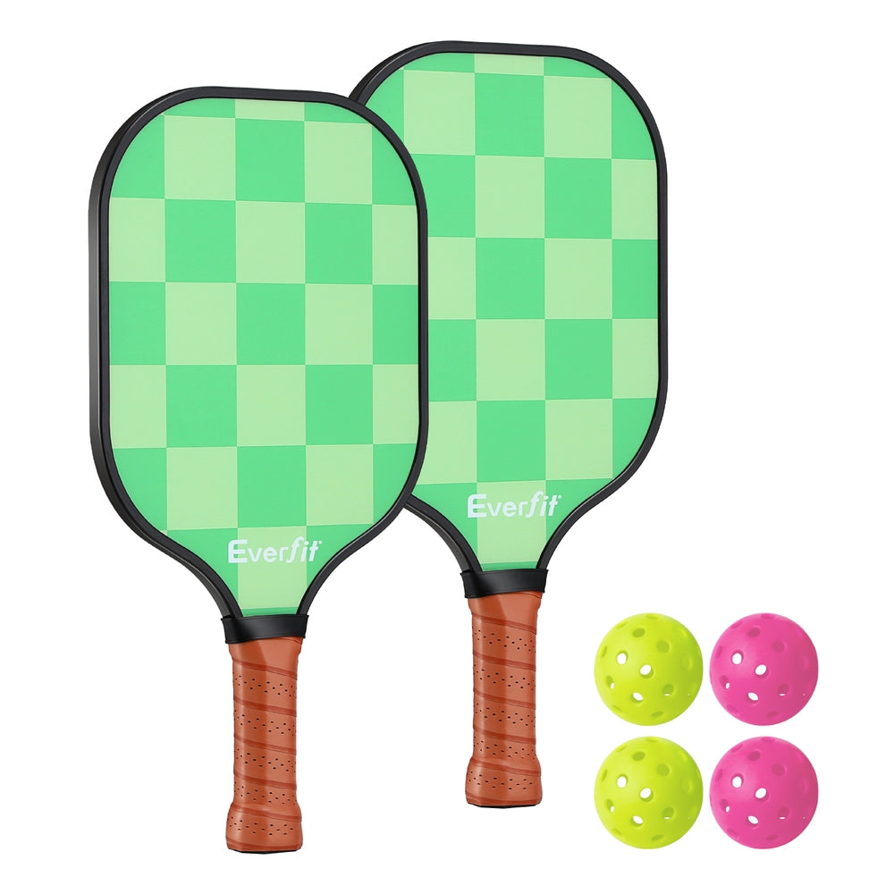 Everfit Pickleball Paddle Set Fiberglass