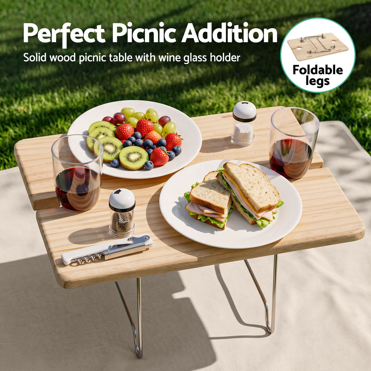 Alfresco 2 Person Insulated Picnic Basket Set