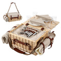 Alfresco 4 Person Insulated Picnic Basket Set