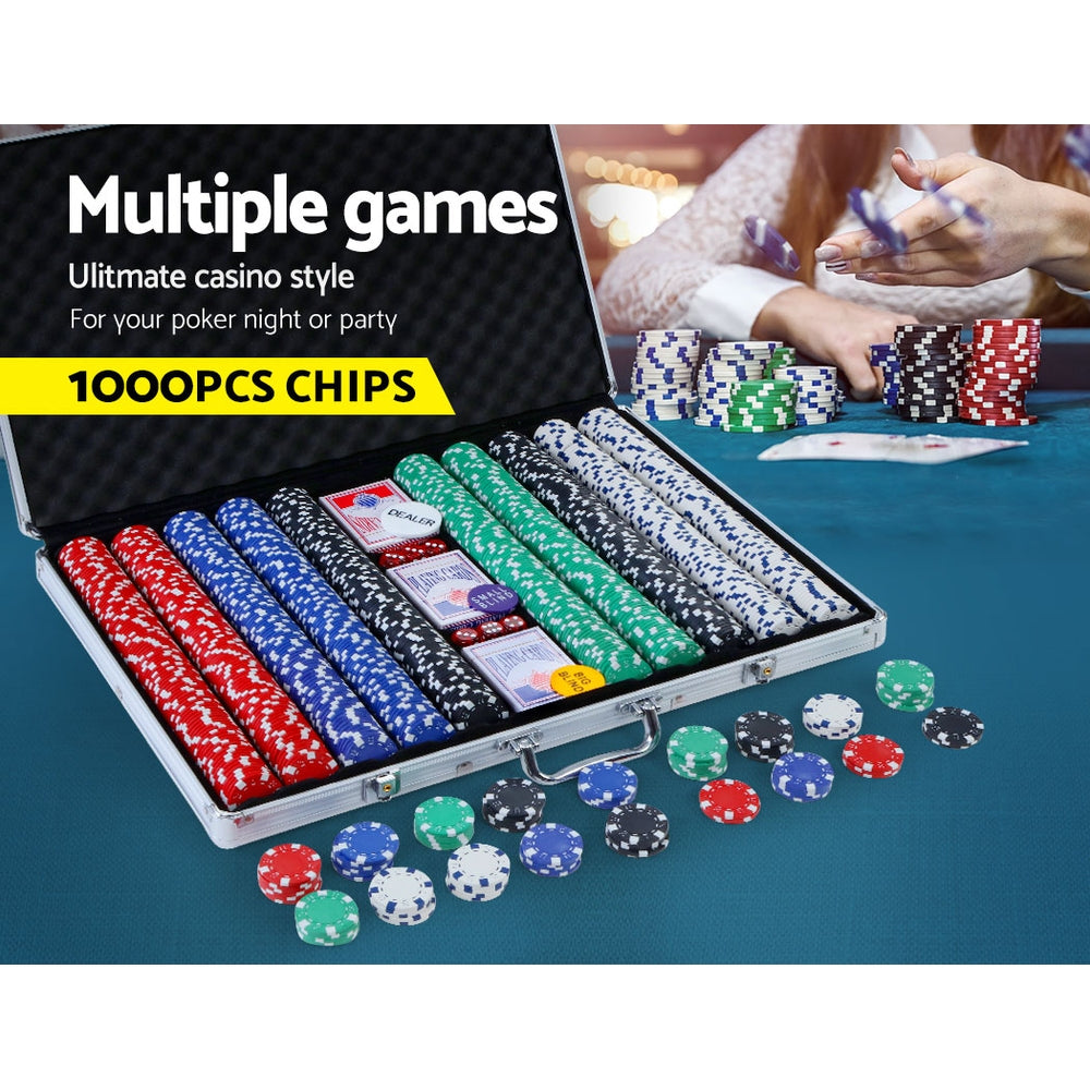 1000 Piece Poker Chip Set with Case, photo 3 of 6