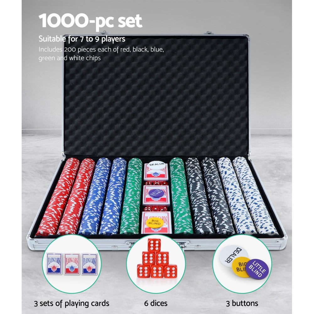 1000 Piece Poker Chip Set with Case, photo 6 of 6