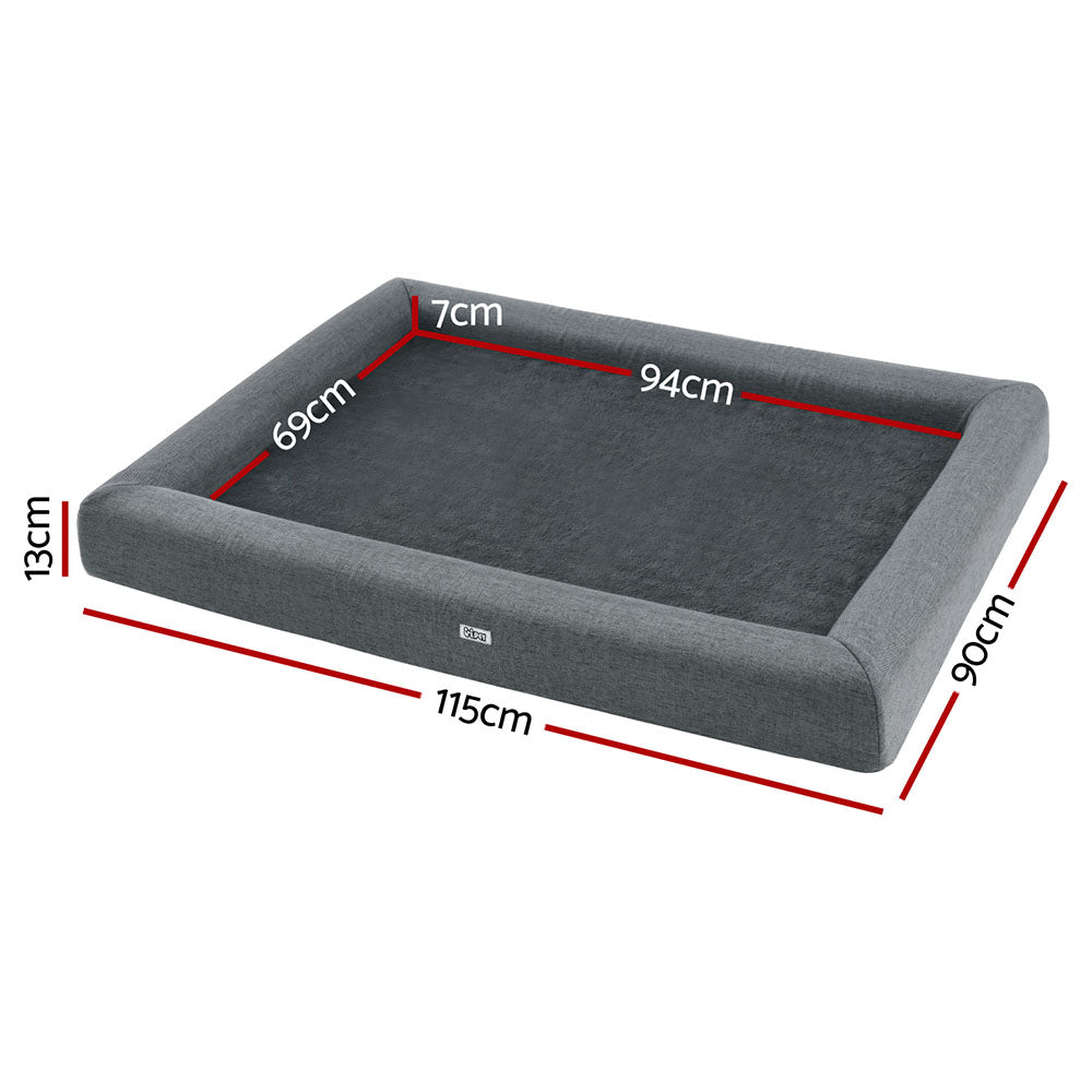 i.Pet Bed Dog Cat Extra Large Calming Soft Sofa Cushion Egg Crate