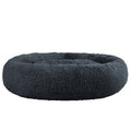 i.Pet Bed Dog Cat 110cm Calming Extra Large Soft Plush Dark Grey