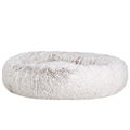 i.Pet Bed Dog Cat 110cm Calming Extra Large Soft Plush White Brown