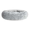 i.Pet Bed Dog Cat 90cm Large Calming Soft Plush Light Charcoal
