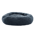 i.Pet Bed Dog Cat 90cm Large Calming Soft Plush Bed Dark Grey