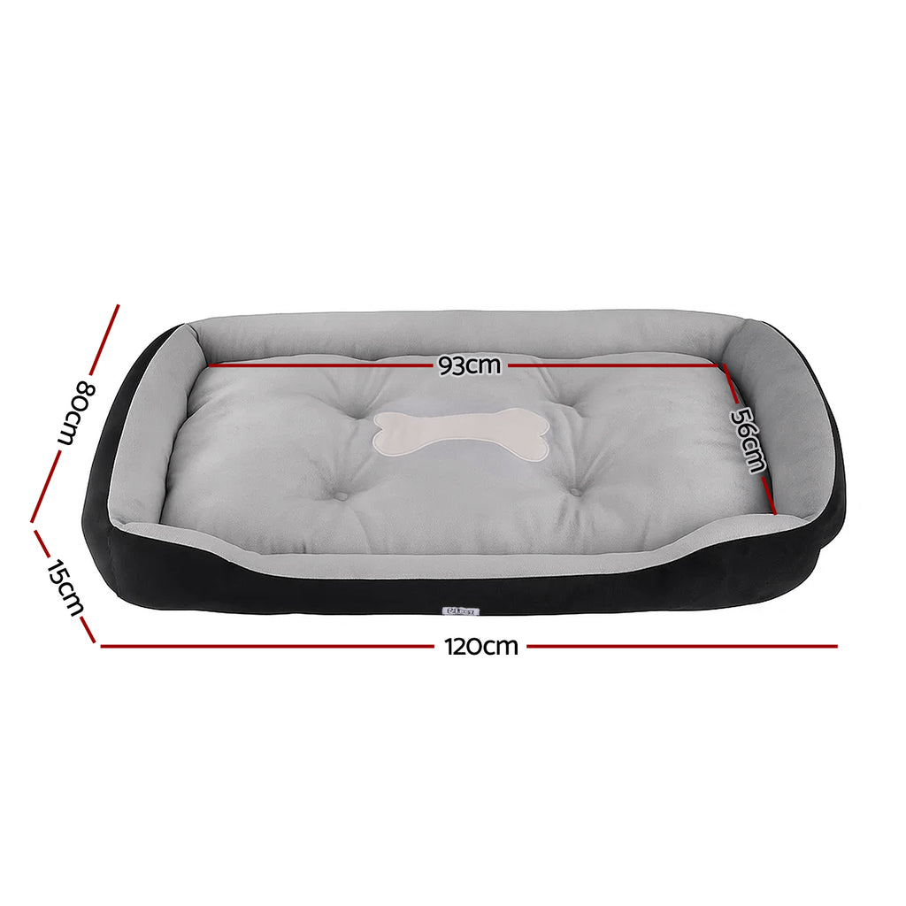 i.Pet Bed Dog Bed Soft PP Cotton Mat Sleeping Comfy Cushion Washable