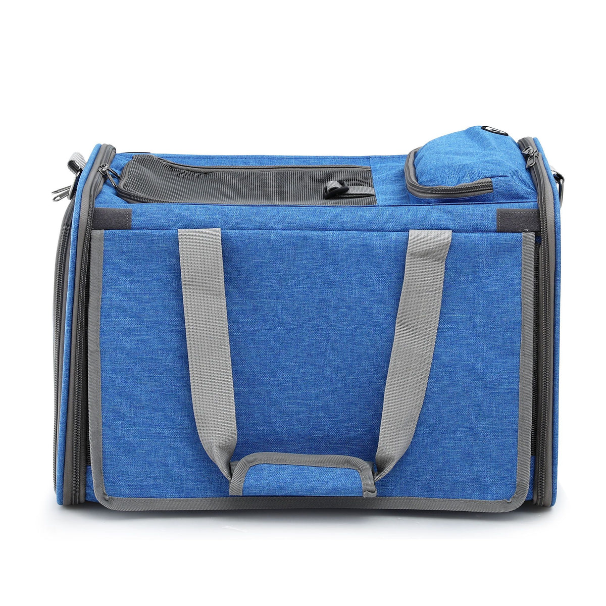 i.Pet Carrier Bag Foldable Dog Cat Durable Crate Travel Cage Portable