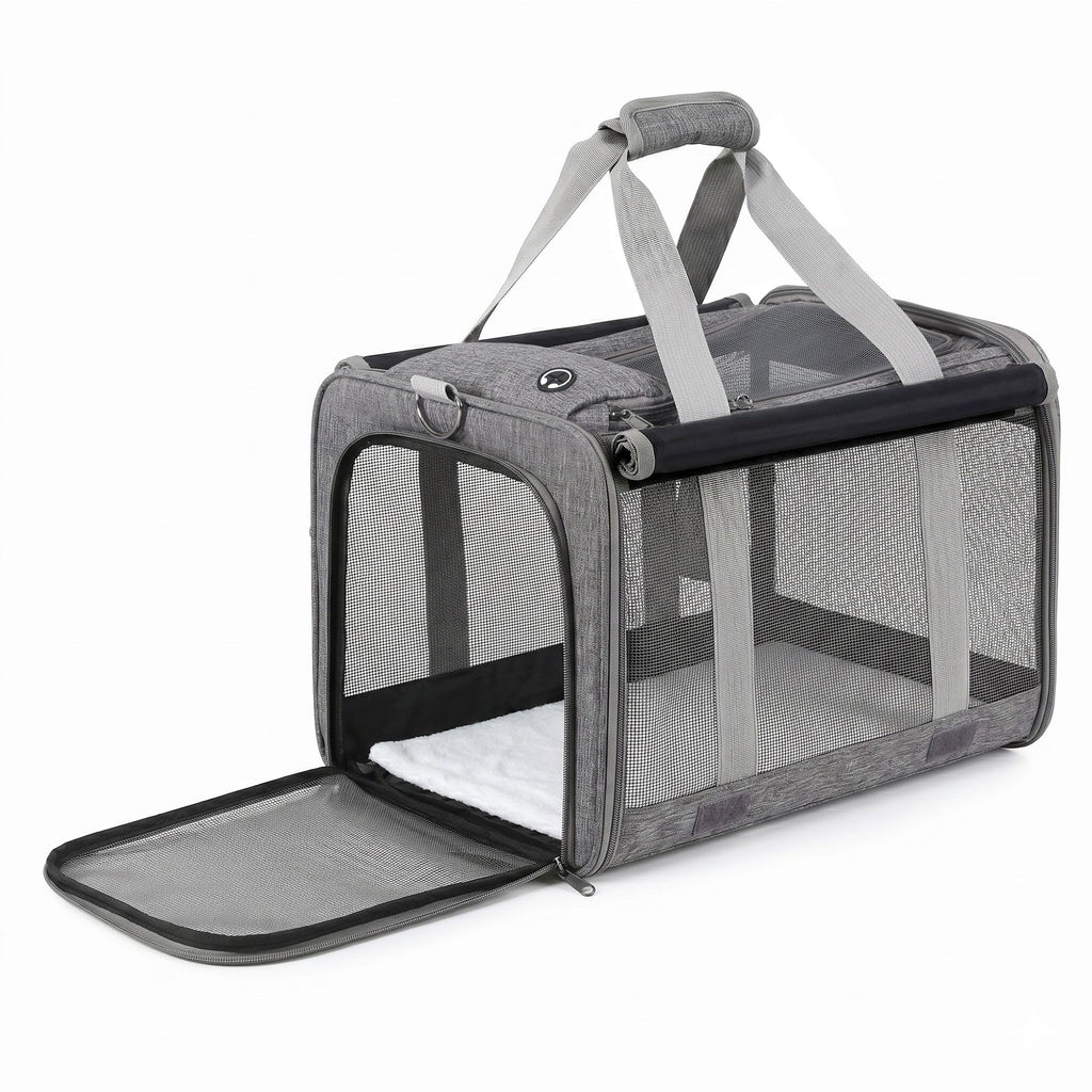i.Pet Pet Carrier Backpack, Grey, 7.5 kg